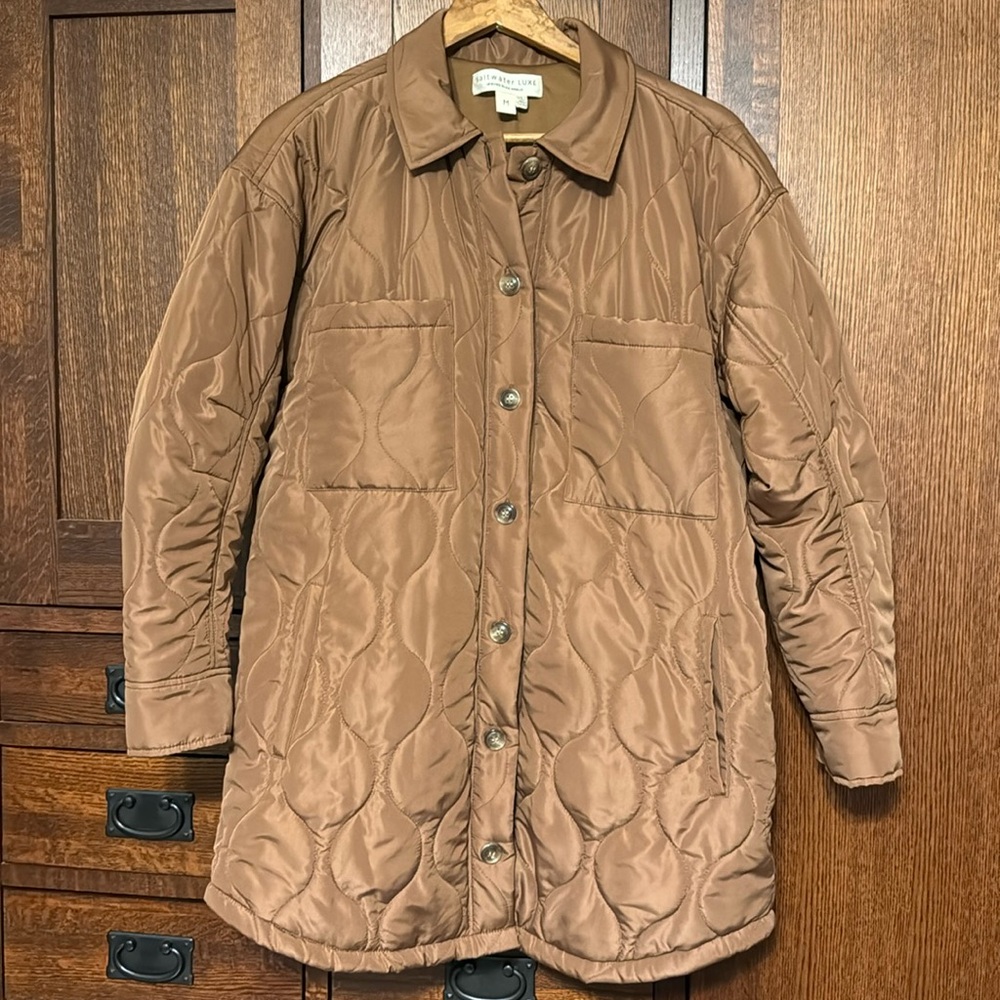 Saltwater LUXE Brown Quilted Jacket